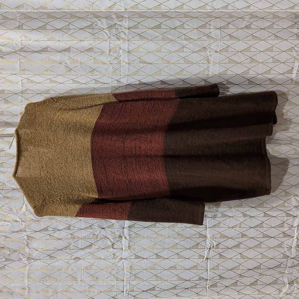 Colorblock Open Front Cardigan - Picture 3 of 3